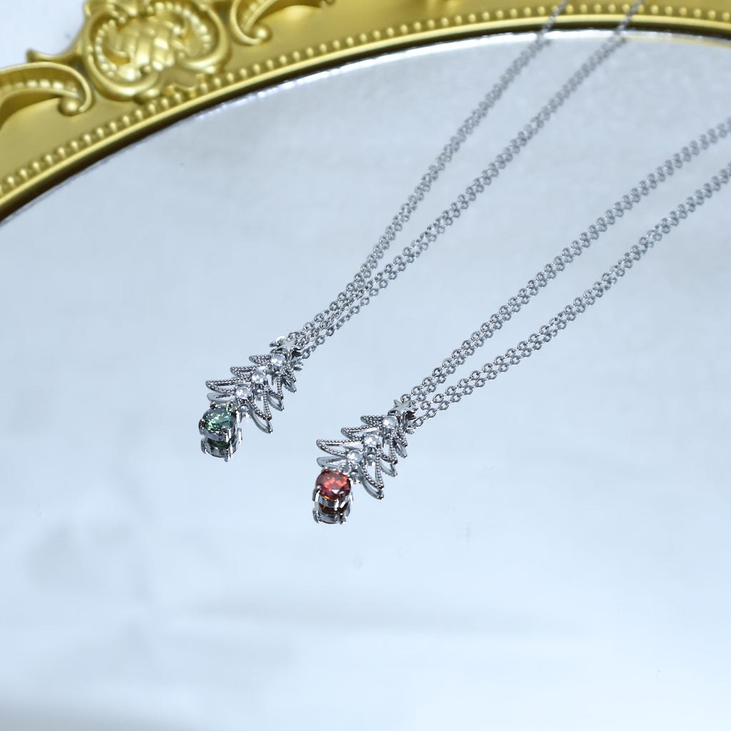 Christmas Tree Moissanite Necklace