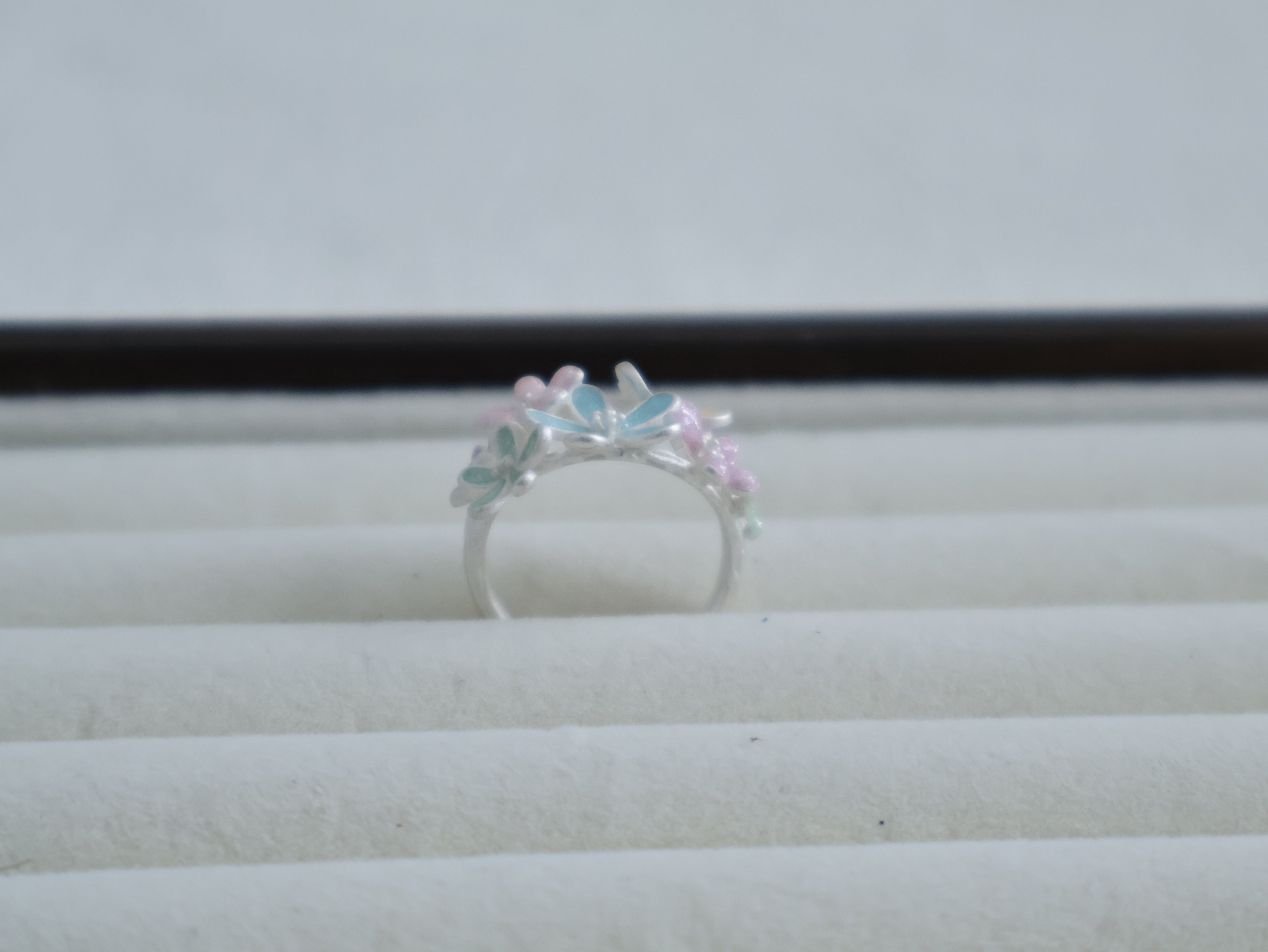 Dopamine Painted Flower Ring