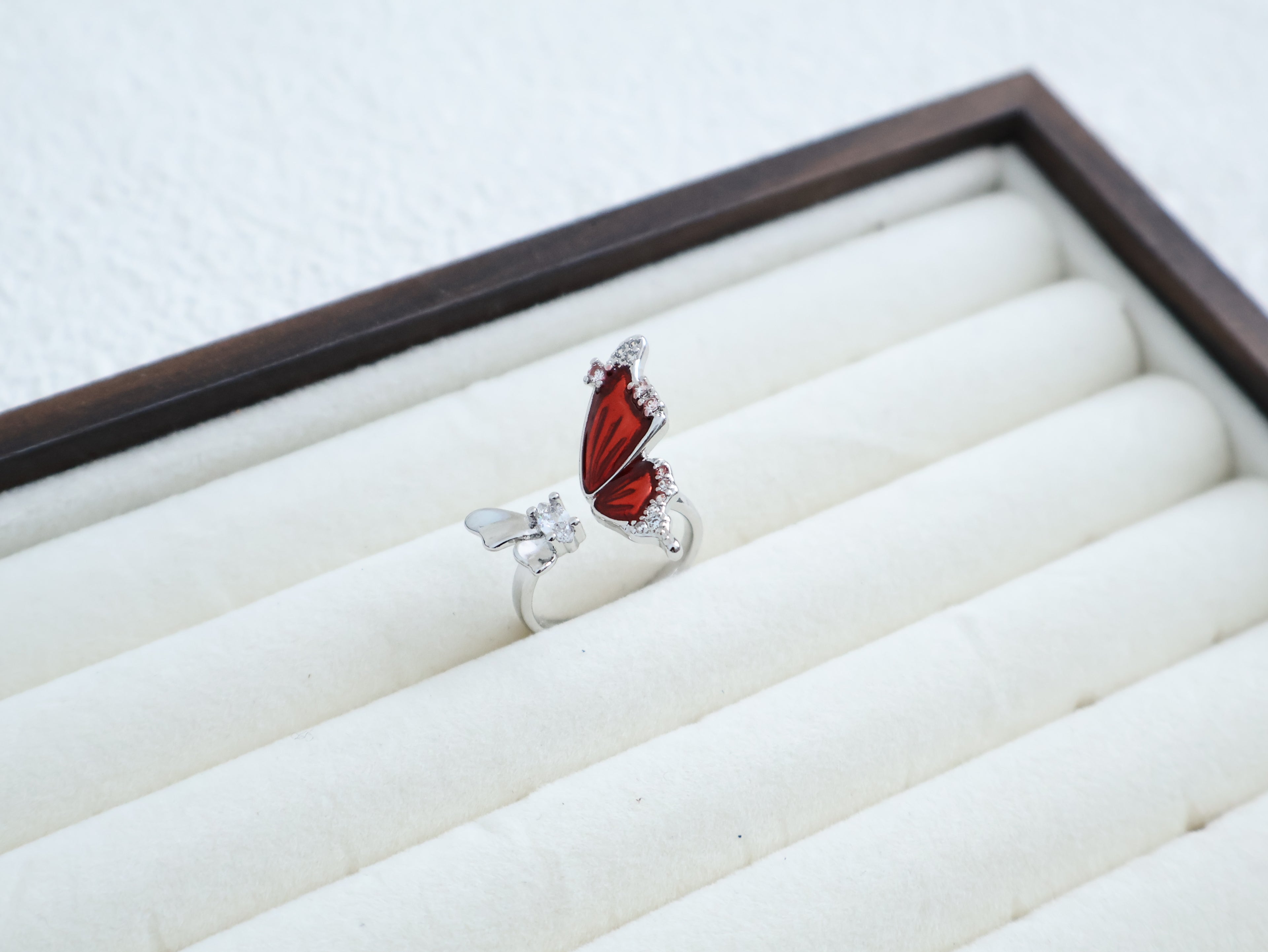 Butterfly Enamel Ring