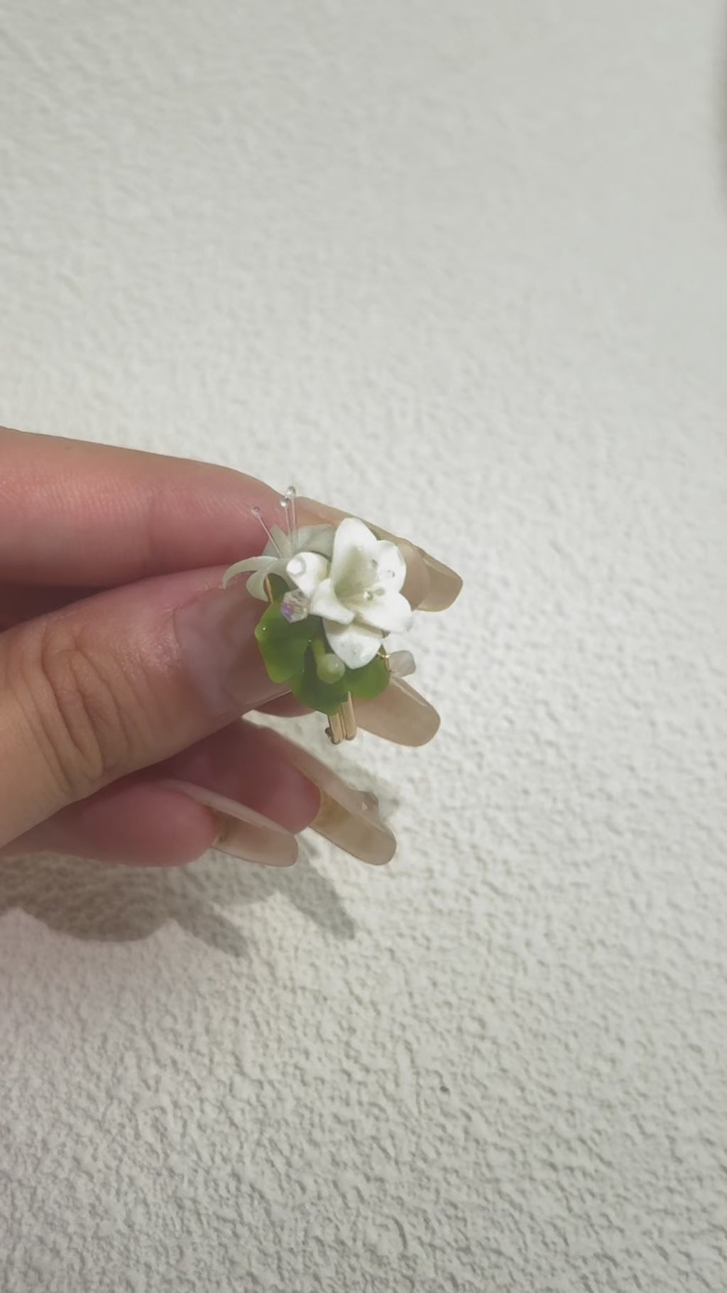 Forest Lily Soft Pottery Ring